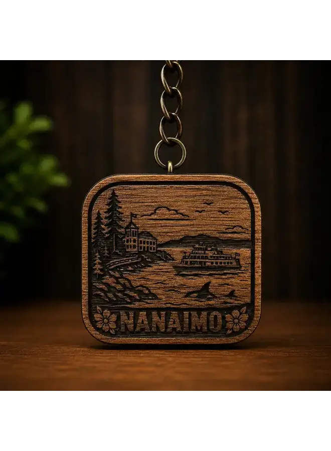 Walnut Keychain