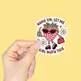 Hang On, Let Me Girl Math Sticker