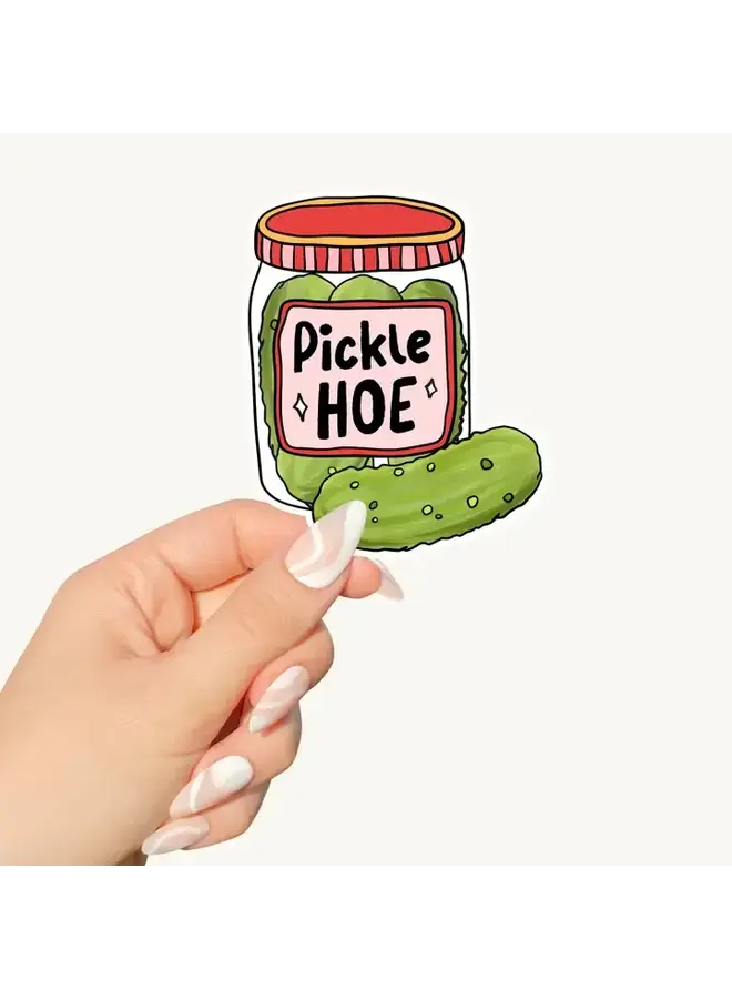 Pickle Hoe Sticker