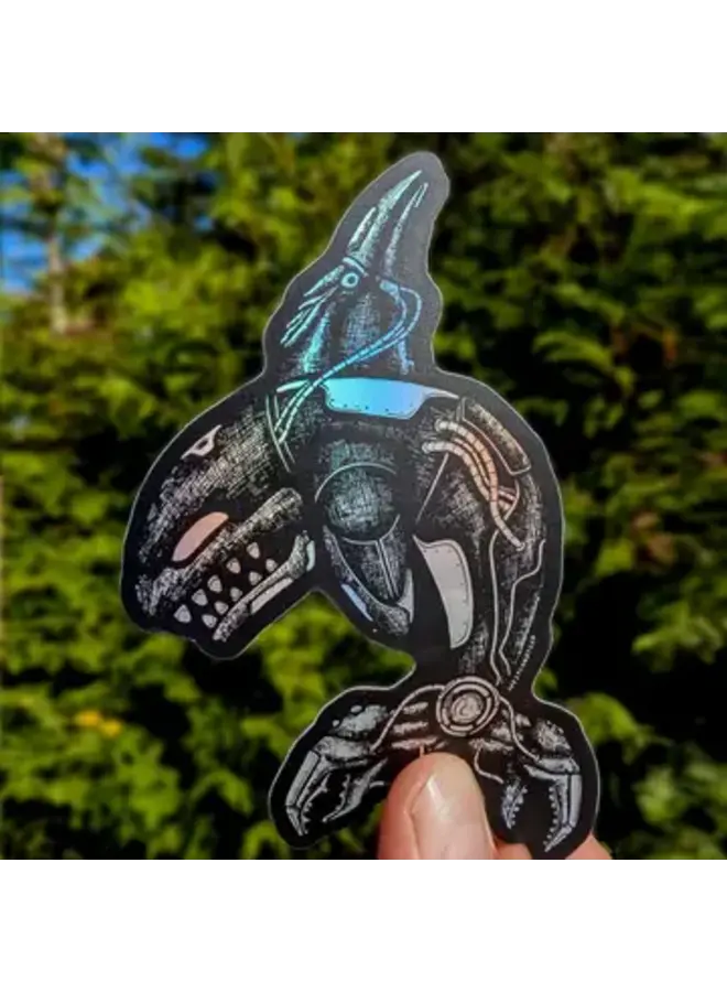 Cyber Orca Sticker