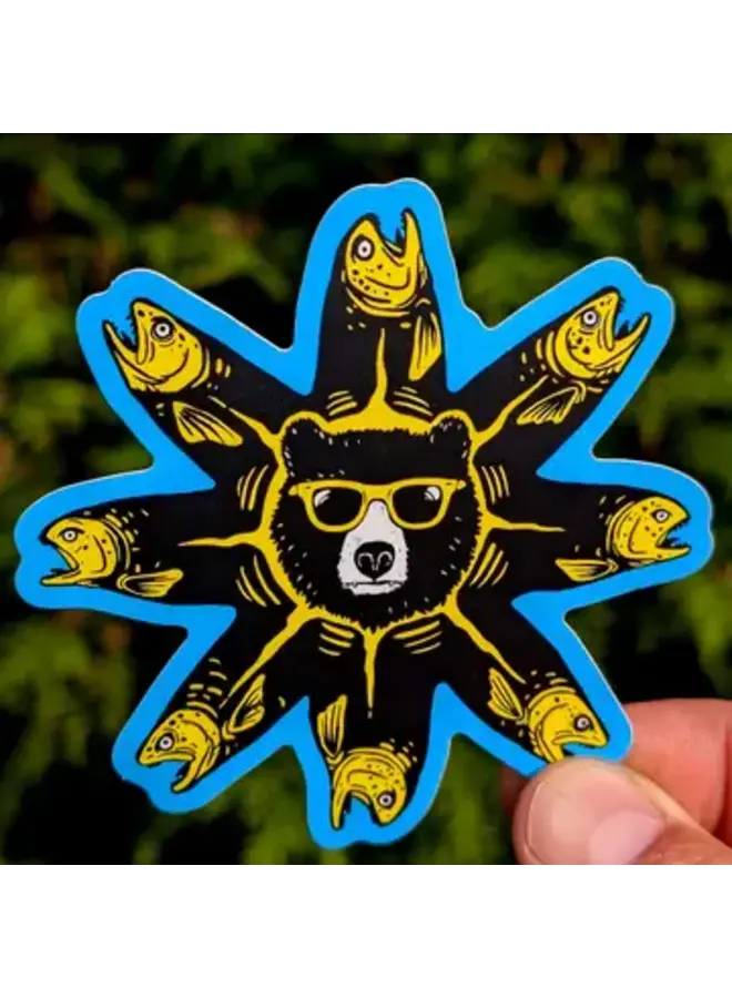Sun Fish Sticker