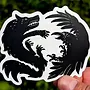 Raven Wolf Sticker