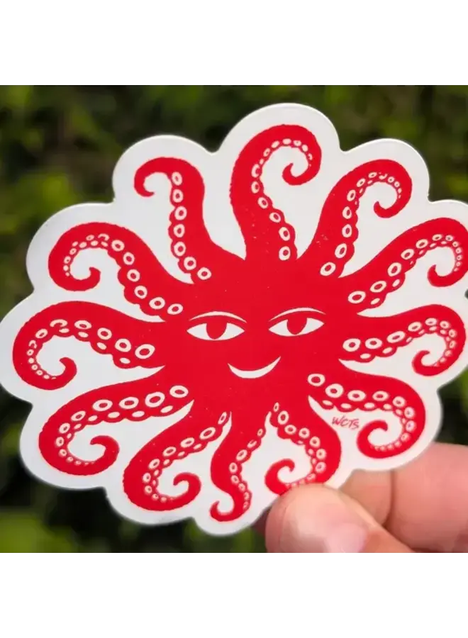 Octo Sun Sticker