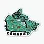 Map of Canada Sticker