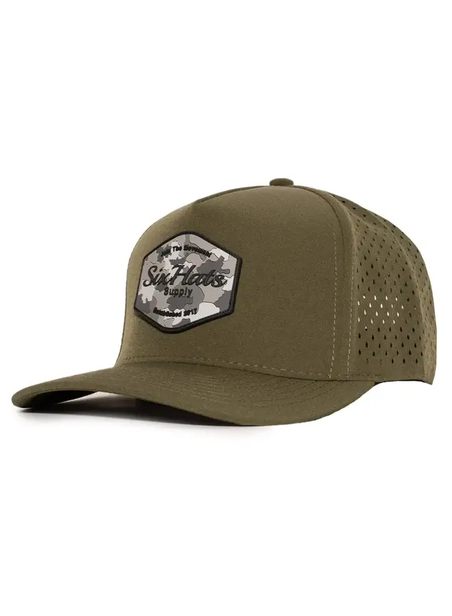Forest Green Hex Signature Waterproof Hat