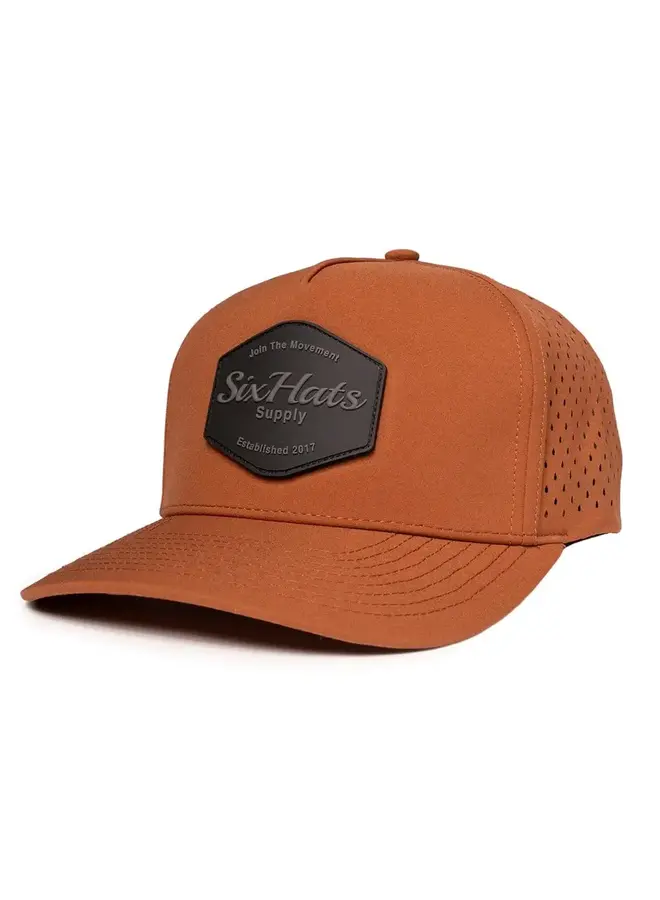 Burnt Orange Hex Signature Waterproof Hat