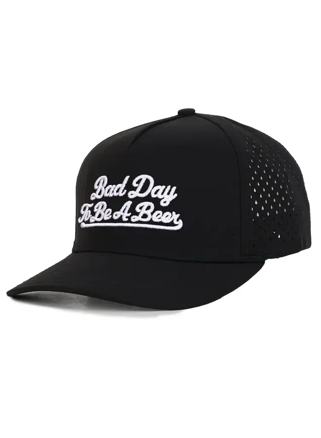 Black Bad Day To Be A Beer Signature Waterproof Hat