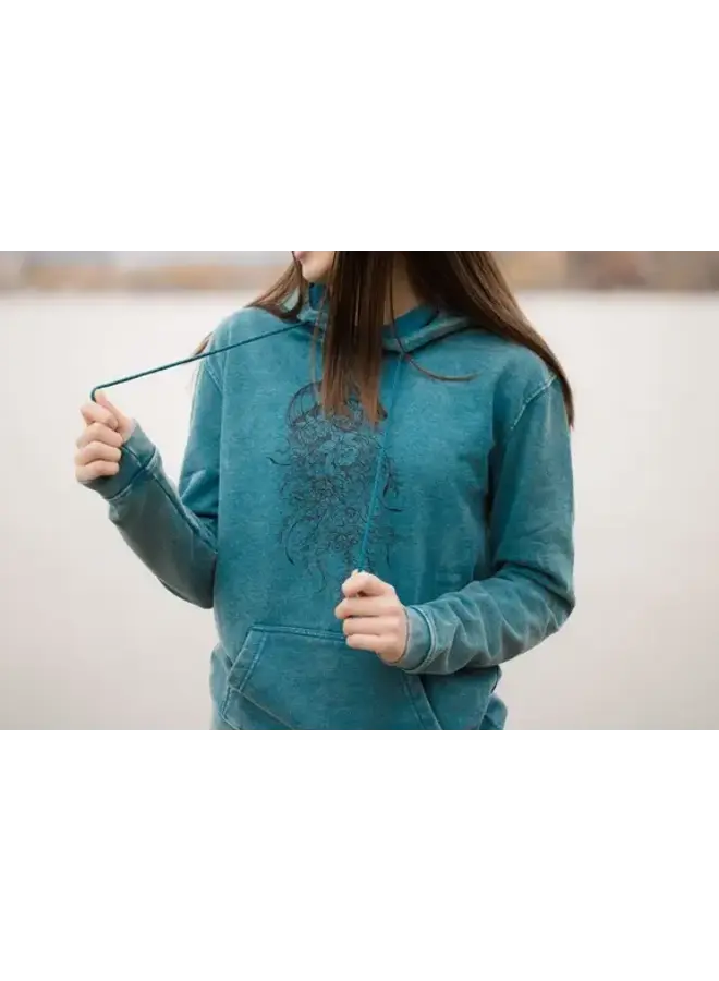 Teal Jellyfish Hoodie