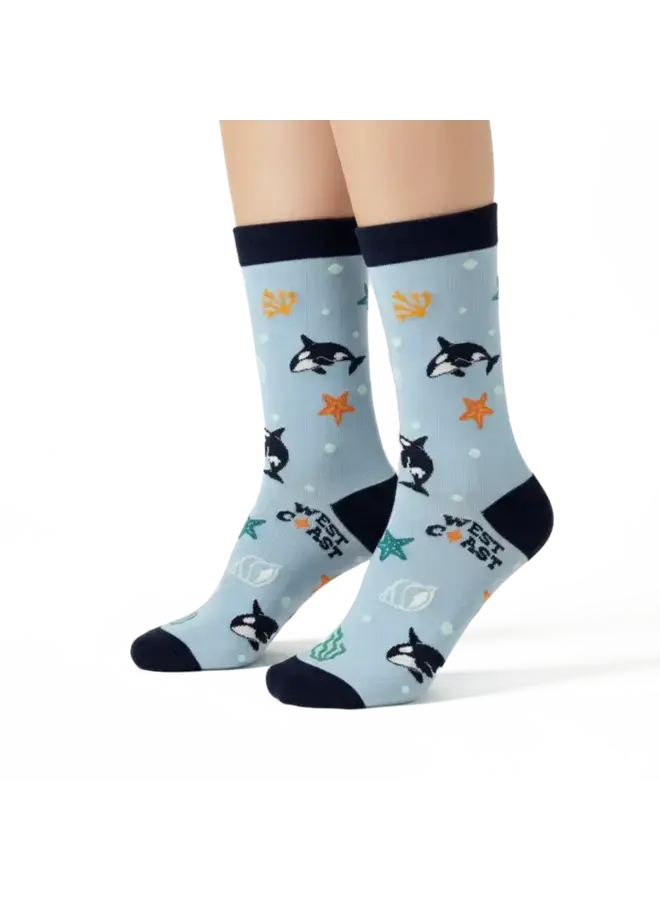 Orca Crew Socks