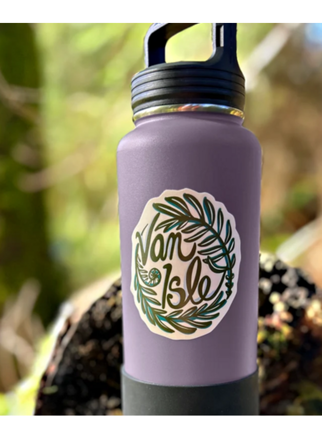 Van Isle Fern Sticker