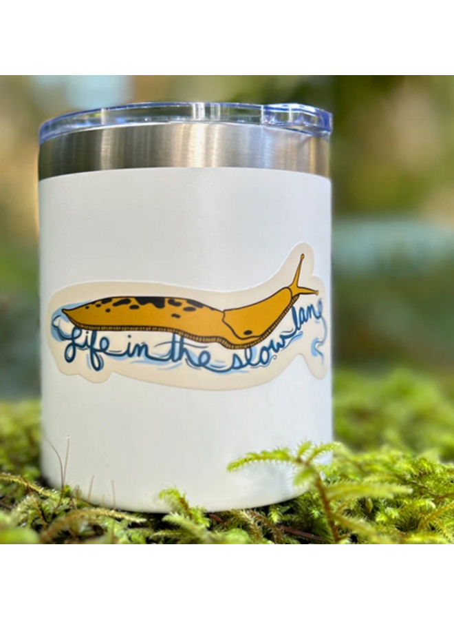Slow Lane Slug Sticker