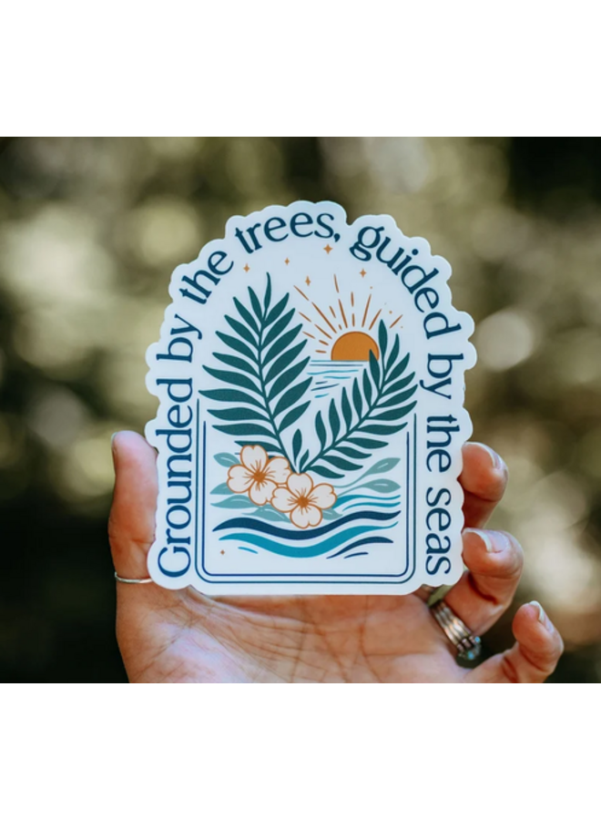 Trees and Seas Sticker