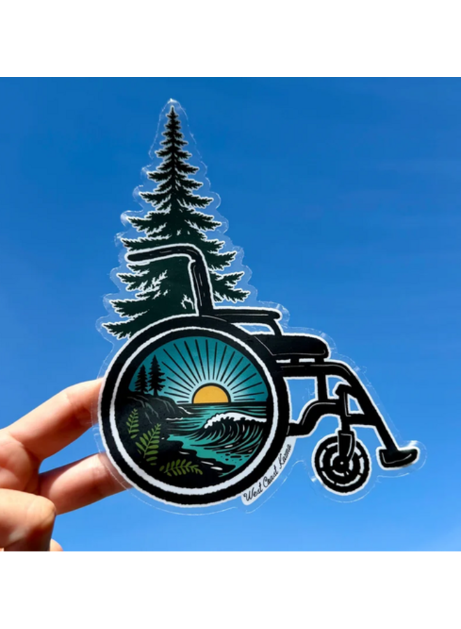 Nature Wheelchair Decal