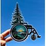 Nature Wheelchair Decal