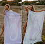 Coastal Lavender Mermaid 100% Cotton Turkish Towel