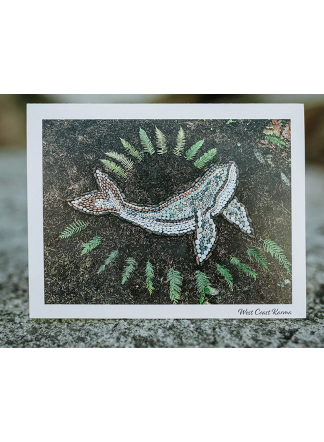 Forest Humpback Art Note Card