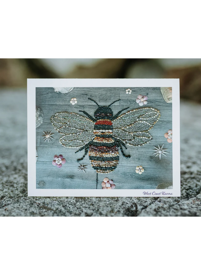 Bee Art Note Card