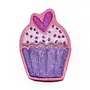 Cupcake Heart Bath Bomb