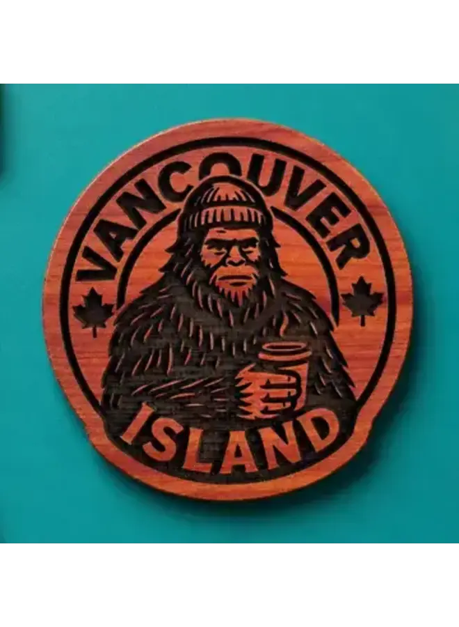 Sasquatch Coffee Magnet