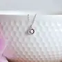 Sunflower Necklace Silver