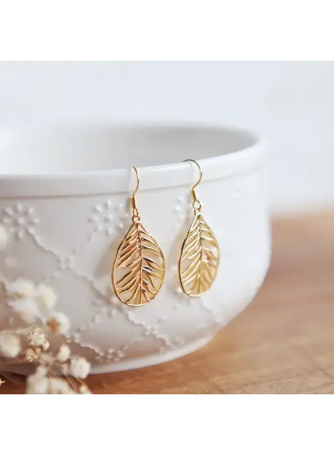 Lana Gold Leaf Earrings