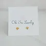 Paw Stud Earrings Yellow Gold