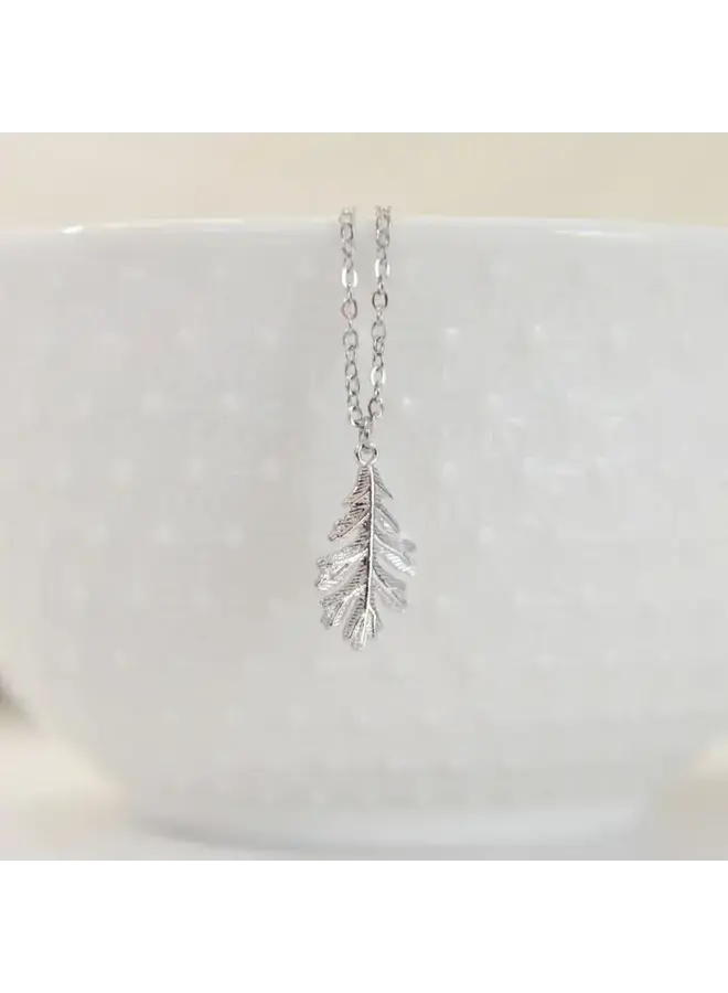Oakley Oak Tree Necklace Silver