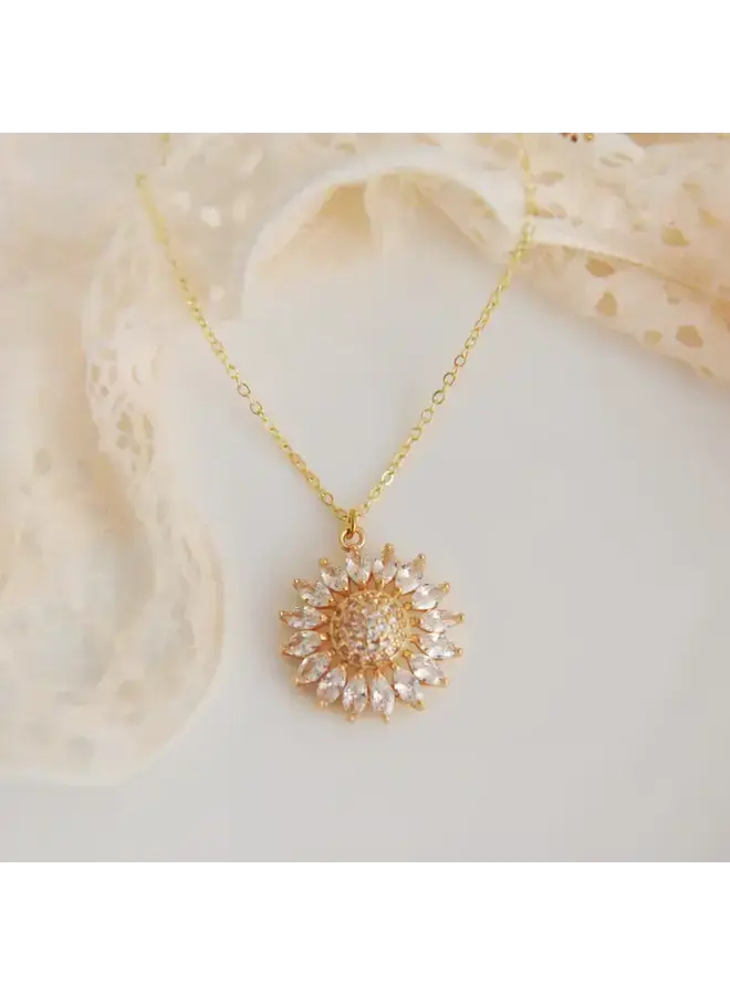 Oriana Sunflower Necklace