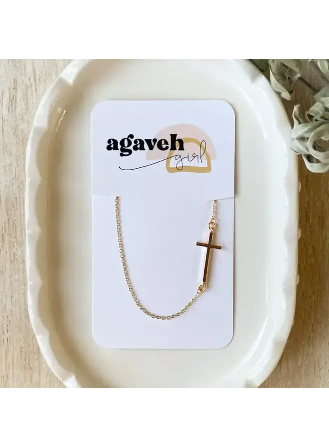 The Faith Necklace Gold 18"