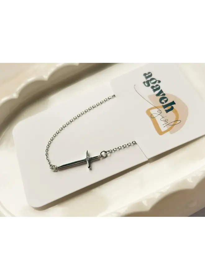 The Faith Necklace Silver 18"