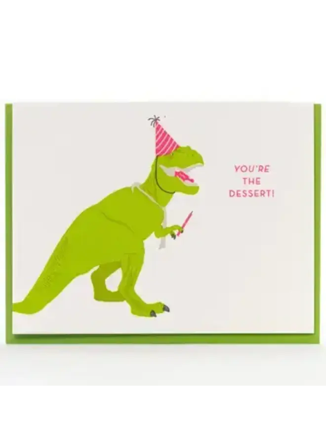 Birthday Dino Dessert Card