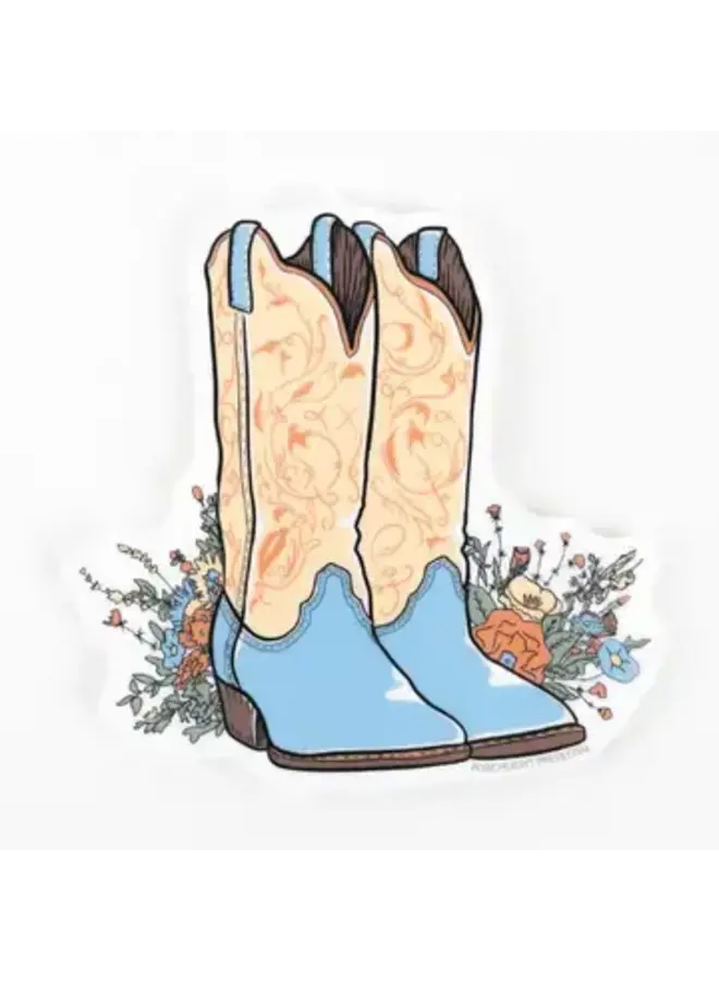 Cowboy Boots Sticker