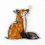 Magical Fox Holographic Sticker