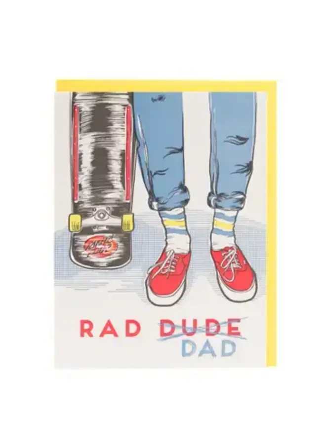 Rad Dad Skater Card