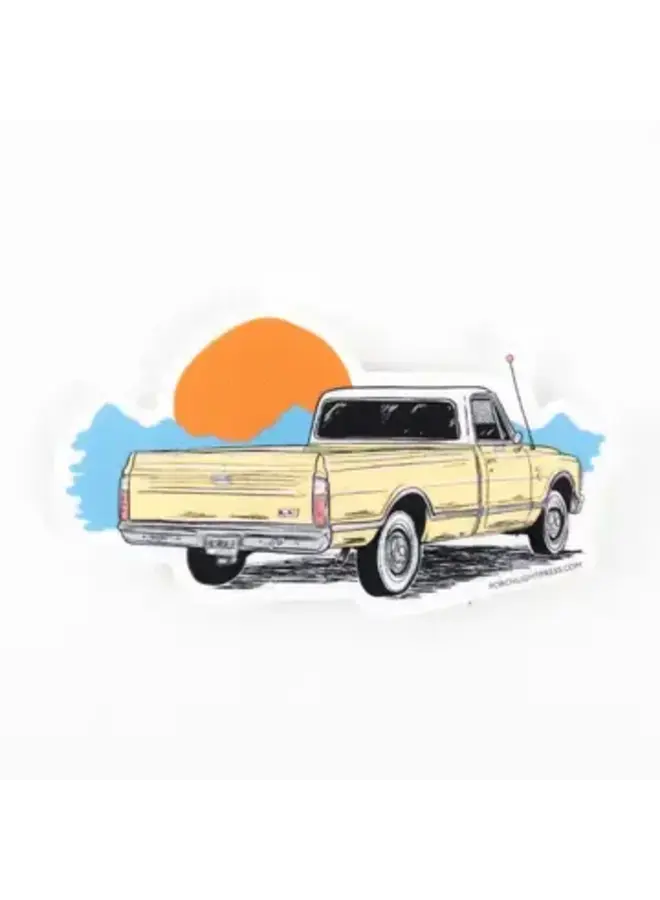 Sunset Truck Sticker