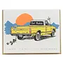 Wedding Truck Sunset Card