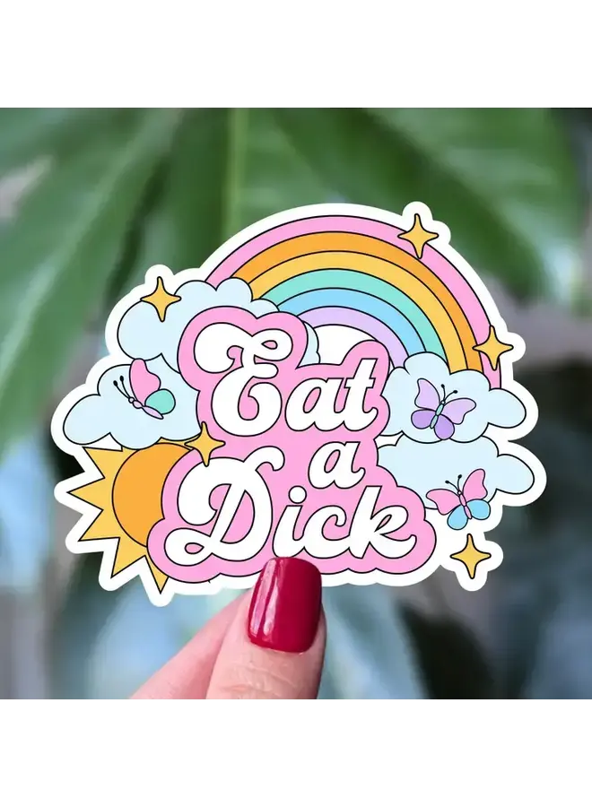 Eat A Dick Sticker