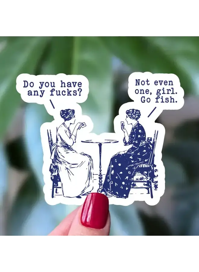 Go Fish Sticker