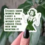 Women with Extra Weight Live Longer Sticker
