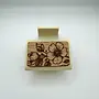 Wild Rose Wood Hair Clip Small