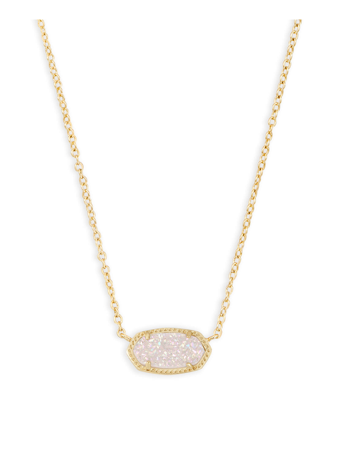 Elisa Necklace- Gold Drusy Collection