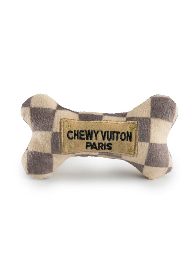 Checker Chewy Vuiton Bone Large