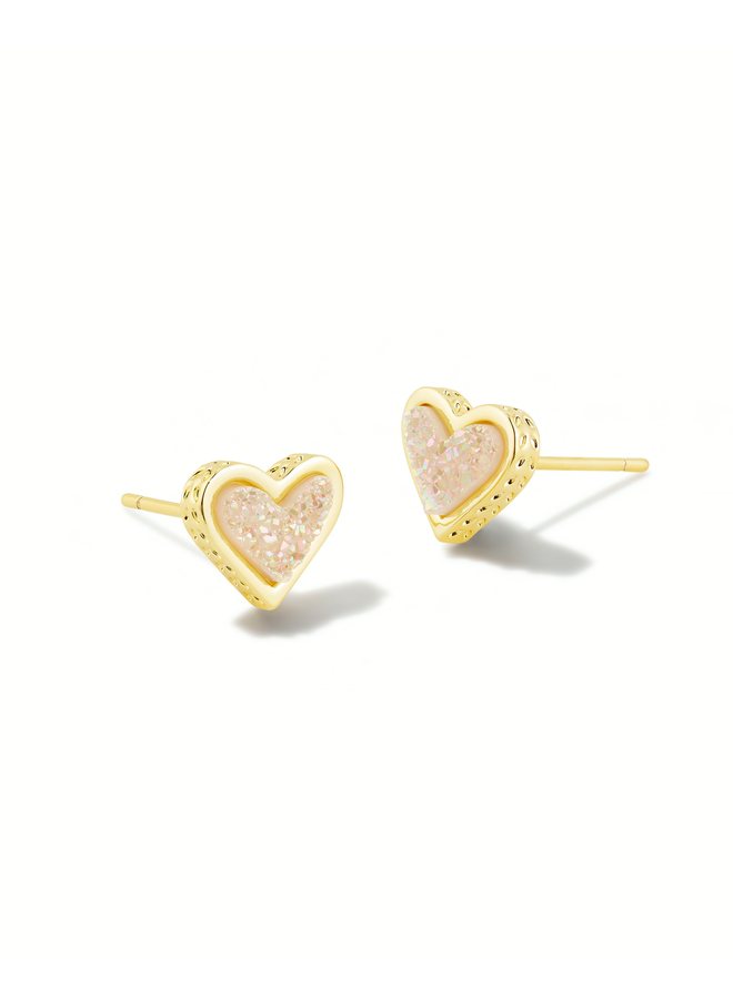 Framed Ari Heart Stud Earrings