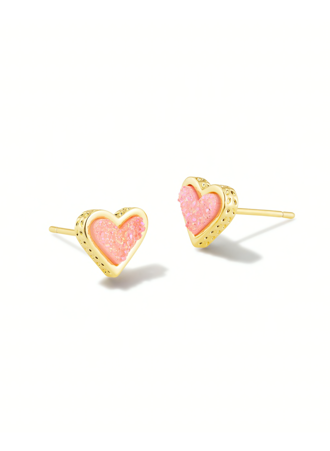 Framed Ari Heart Stud Earrings
