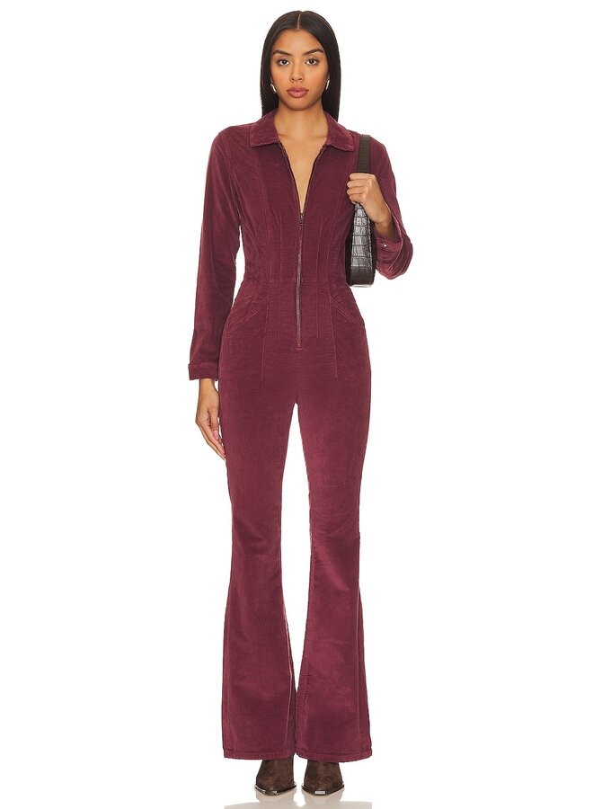 Jayde Cord Flare Jumpsuit