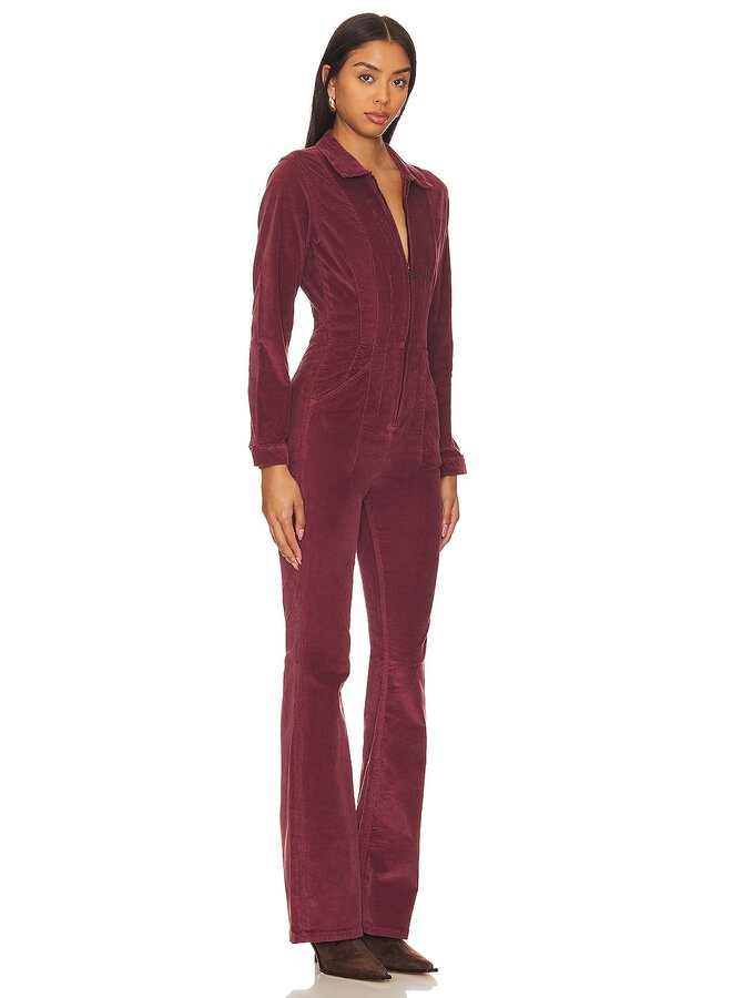 Jayde Cord Flare Jumpsuit