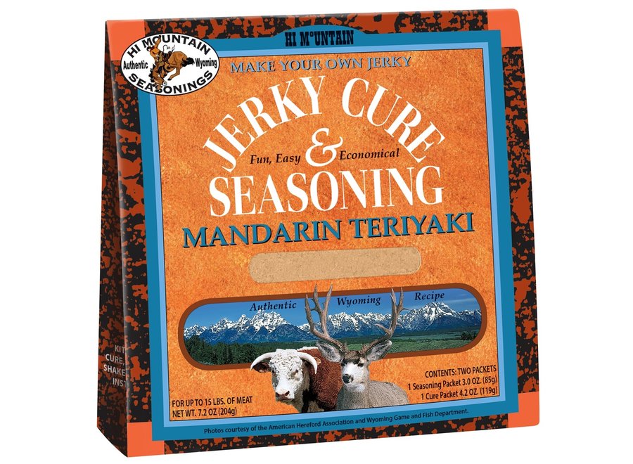 Hi Mtn Jerky Cure & Seasoning Mandarin Teriyaki Mountain Man Outdoors
