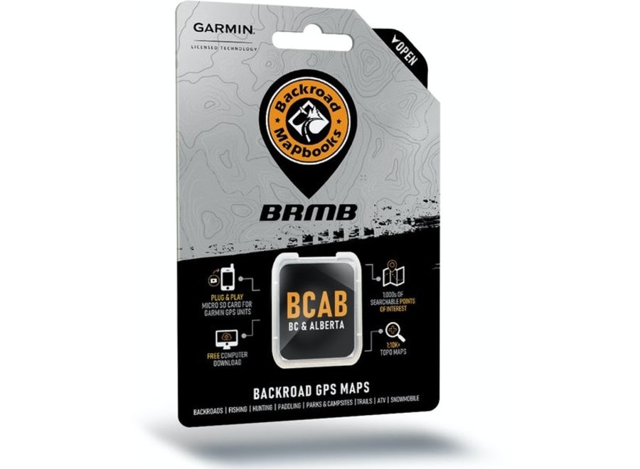 Backroad Garmin BC & Alberta GPS Maps