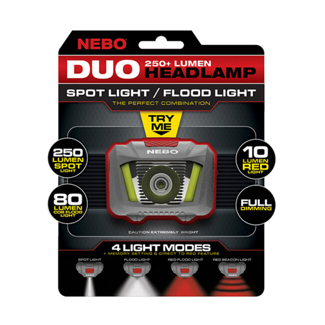NEBO Headlamp  Duo 250+ Lumen