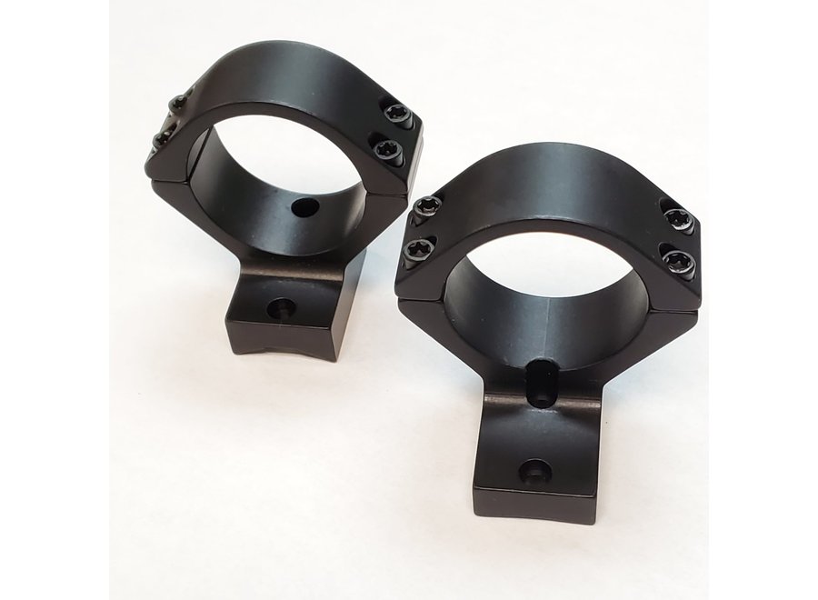 Talley 30mm Scope Mounts For Remington 700 Long Action - 20 MOA Base, Medium Height, Black